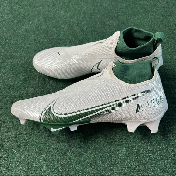 Nike Vapor Edge Pro 360 Football Cleats White Green Men’s Size 15 CV6345-103